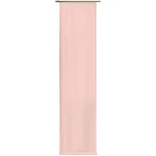 Schiebegardine WIRTH "Sunday" Gr. 4, rosa, B:60cm H:245cm, Jacquard, Baumwolle, Polyester, Gardinen, Schiebegardine, Mit Zubehör