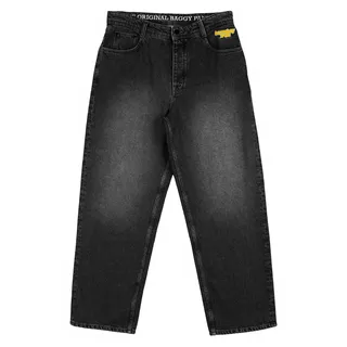 Homeboy Unisex x-tra Baggy Vintage Denim Hose, Vintage Black, 28 L32