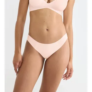 Tanga SLOGGI "ZERO Feel 2.0", Damen, Gr. M, puff pink, Single Jersey;Interlock, Obermaterial: 76% Polyamid, 24% Elasthan, körpernah, Unterhosen Tanga, nahtlos, superweiches Interlock-Jersey Material, ultraleicht
