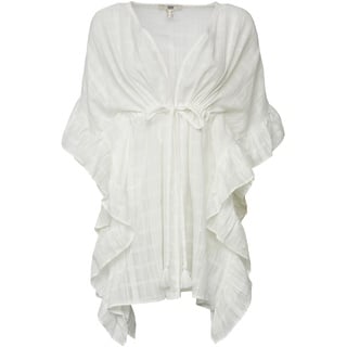 ESPRIT Damen 053ea1q307 Tunika Shirt, 110/Off White, S EU