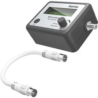 Hama SAT-Receiver "SAT-Finder mit analoger Anzeige" ( SAT>IP), schwarz
