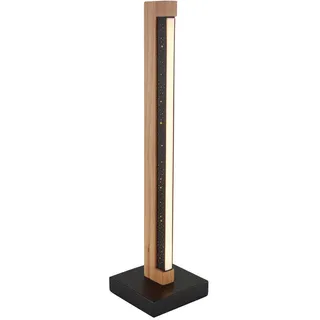 Globo Led-Tischleuchte , Schwarz, Weiß , Metall, Kunststoff , rechteckig , F , 12x48x12 cm , Ce , Wippschalter , Lampen & Leuchten, Innenbeleuchtung, Tischlampen