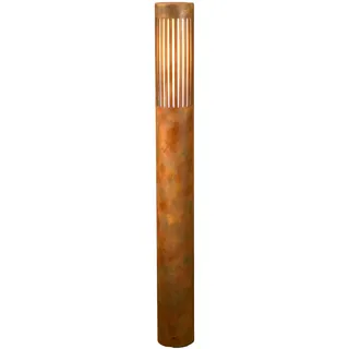 Konstsmide Wegeleuchte Pistoia | rost | modern | Aluminium | 10,5 x 95 x 10,5 cm | 7358-972