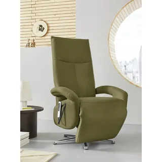 sit&more TV-Sessel Tycoon Polyester 74 x 117 x 85 cm Grün elektrisch