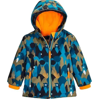 KILLTEC first instinct by killtec Kinder Skijacke/Funktionsjacke mit Kapuze und Schneefang FISW 29 MNS SKI JCKT, dunkel ozean, 98, 42138-000