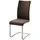 Freischwinger Leder braun 2er Set