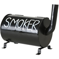 Bild Aschenbecher Smoker Sturmaschenbecher Eisen schwarz L 20 cm