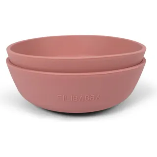 Filibabba Silicone bowl 2-pack - Rose