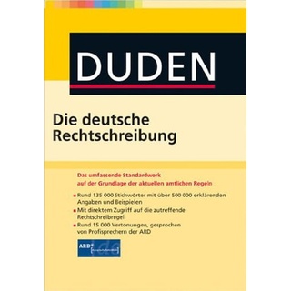 Duden Die deutsche Rechtschreibung