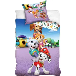 PAW Patrol Bettbezug Happy outside 140 x 200 cm - 70 x 90 cm - Bunt