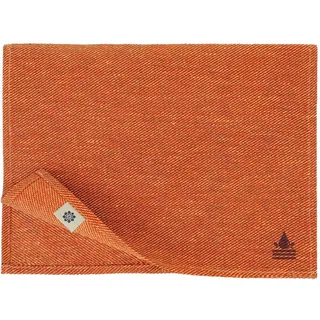 Linen & Cotton Tischsets Platzsets Stoff Tischmatte Pietro - 100% Leinen, Coral Rosa (30 x 45cm, 2 Stück) Platzdeckchen Abwaschbar Abwischbar Wasserdicht für Garten Outdoor Home Küche Tisch Läufer