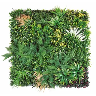 RED DECO Pflanzliche Wand, grau, one Size