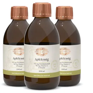 Bärbel Drexel Apfelessig mit Grüntee und Kräutern Flüssigkeit 250 ml
