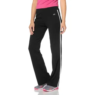Leggings H.I.S, Damen, Gr. 36, N-Gr, schwarz, Obermaterial: 95% Baumwolle, 5% Elasthan, unifarben, schmal lang, Hosen Leggings, mit einseitig aufgesetztem Band am Bein, Topseller