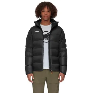 Mammut Winter-Daunenjacke Meron Insulated Hooded (Kapuze, wasserabweisend) schwarz Herren