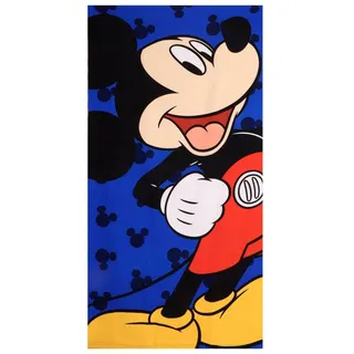 Mickey-Mouse-Handtuch 70 x 140 cm für Jungen und Mädchen – Weiches und saugfähiges Disney-Mickey-Mouse-Kinderhandtuch für Strand, Pool und Schwimmbad, Sommerhandtuch für Kinder von 2–10 Jahren