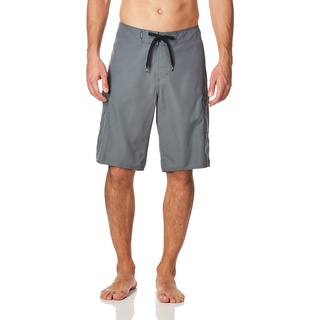 Quiksilver Herren Men's Standard Manic 22 Inch Length Cargo Pocket Boardshort Swim Trunk Badehose, Eisentor, 44