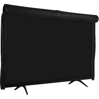 kwmobile Schutzhülle für 55" TV Hülle - Fernseher Bildschirmschutz Abdeckung - Flexible TV Bildschirm Staubschutzhülle - Schwarz