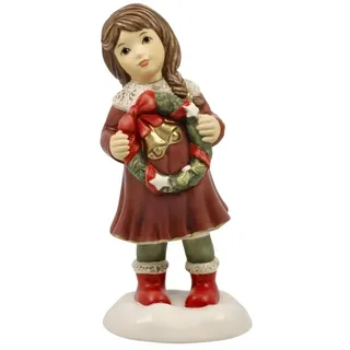 GOEBEL Ein Kranz zum Advent 14,5 cm bunt