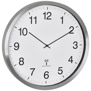 TFA Funk-Wanduhr 50,80 cm 60.3548.02 weiß