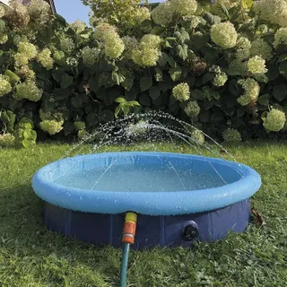 Nobby 62298 2 in 1 Splash-Pool Hundepool Ø 120 x 30/25 cm Blau
