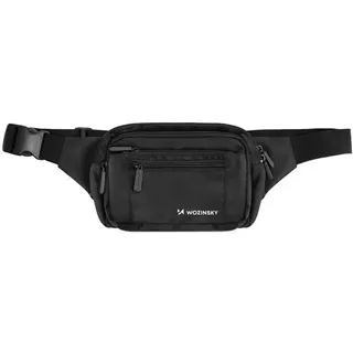 Wozinsky WSB-W1 unisex shoulder bag with adjustable strap waterproof - black