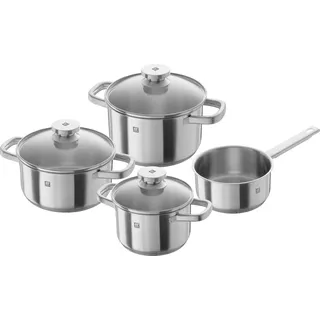 Zwilling Joy Topf-Set 4-tlg. Kochtopf + Bratentopf + Stieltopf
