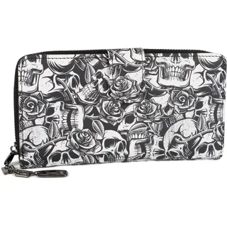 Stylebreaker Damen Geldbörse schwarz-weiß