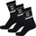 Stripe 3-Pack Socken schwarz 35-38