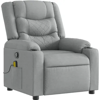 vidaXL Massagesessel Polyester 50 x 79 x 0 cm Grau