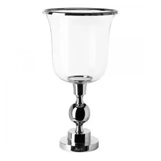 Fink Windlicht SAMANTA Aluminium/Glas Silber