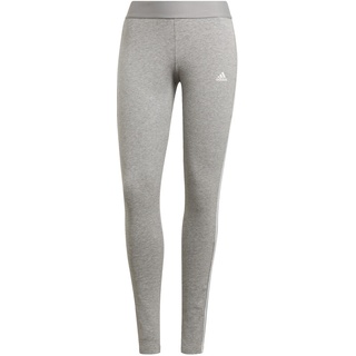 Adidas LOUNGEWEAR Essentials 3-Streifen Leggings Medium Grey Heather / White S