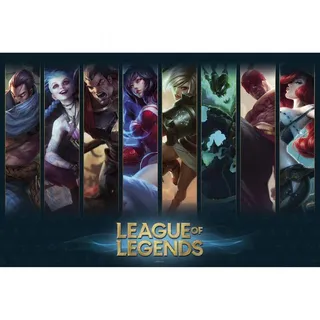 ABYstyle League of Legends Poster Champions (91,5cm x 61cm)