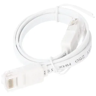 goobay Good Connections Patch Flachband Netzwerkkabel RJ45 CAT6 10m Weiss