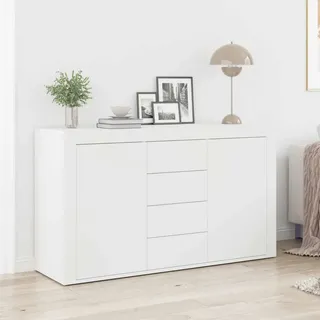 vidaXL Sideboard Weiß 120 x 36 x 69 cm Holzwerkstoff - Weiß
