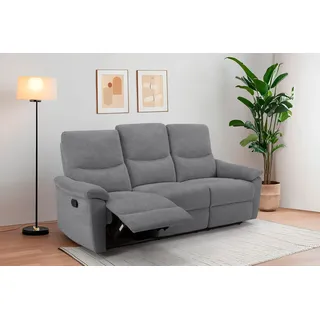 Home Affaire Couch Federkern 3-Sitzer Grau
