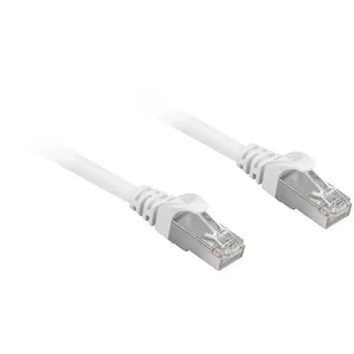 Sharkoon Cat.6a SFTP 3 m, Cat6a, S/FTP (S-STP), RJ45 RJ-45, Weiß - Weiß