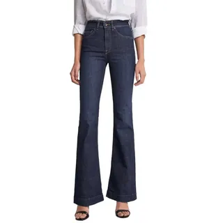 Salsa Jeans Secret Glamour Push In Flare Jeans - Blue - 31 - 32