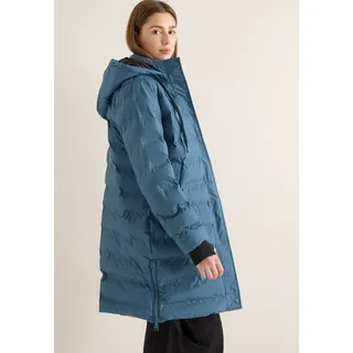 Cecil Steppmantel mit Kapuze, moonstone blau