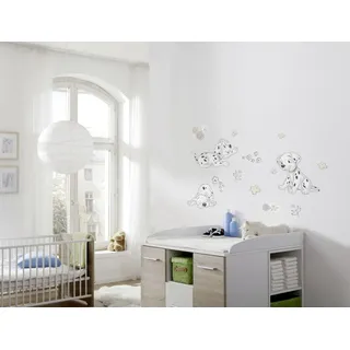 KOMAR Deco-Sticker von Disney - Best of Friends - Größe 50 x 70 cm, 20 Teile - Wandsticker, Aufkleber, Hunde, Dalmatiner, Wandtattoo, Kinderzimmer, Babyzimmer, Aufkleber - 14055h