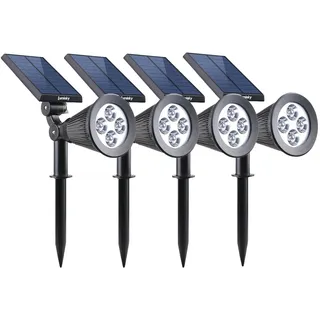 Lumi Jardin Solar-Spot 4er Set 42 cm schwarz