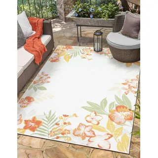 Myflair Isla Wendeteppich 120 x 170 cm Rot/Weiß/Mehrfarbig