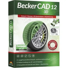 Bild von Markt & Technik BeckerCAD 12 3D Vollversion, 1 Lizenz Windows CAD-Software