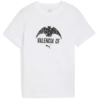 Puma Valencia Cf Football Culture Aop Kurzarm-t-shirt - PUMA White - 15-16 Jahre