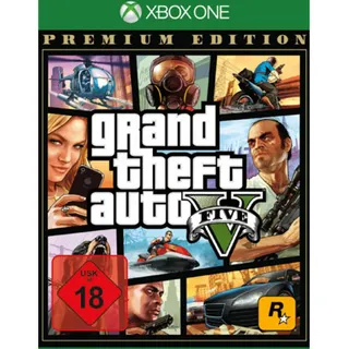 Rockstar Games Grand Theft Auto V : Édition Premium Online, Xbox One, M (Reif)