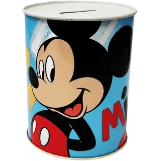 Disney Spardose Mickey Mouse aus Metall, nicht zu öffnen, 11 x 8 cm, Geschenkidee