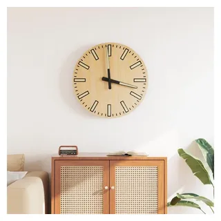 vidaXL Wanduhr mit Leuchtendem Skala und Zeiger Gelb Ø30 cm - Gelb