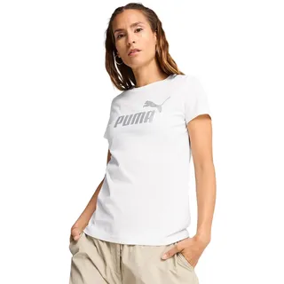 Puma Damen ESS METALLIC No. 1 Logo T-Shirt