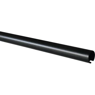 GARDINIA Gardinenstange Paneelwagen 1-läufig Ø 20 mm 160 cm Schwarz