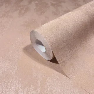 Marburg Vliestapete Uni Metalloptik Glänzend Modern 10,05 m x 0,53 m Orange